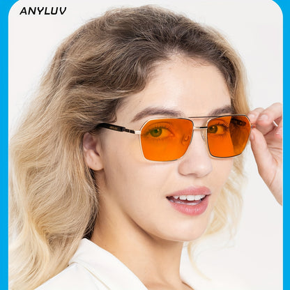 ANYLUV Blue Light Glasses High-quality Fashion Full-rim - Cyber Setups -