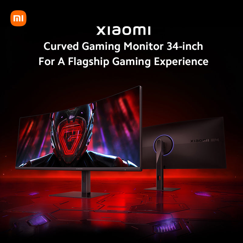 Xiaomi Curved Gaming Monitor 34-inch 180Hz High Refresh Rate - Cyber Setups -