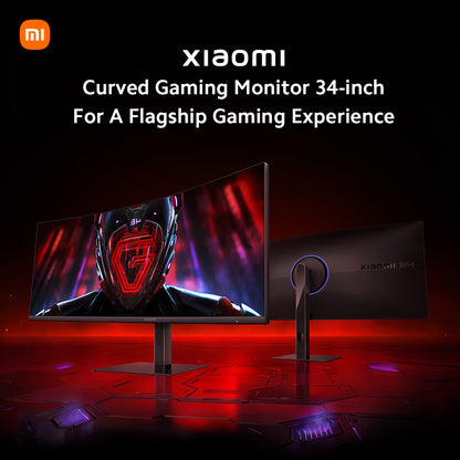 Xiaomi Curved Gaming Monitor 34-inch 180Hz High Refresh Rate - Cyber Setups -