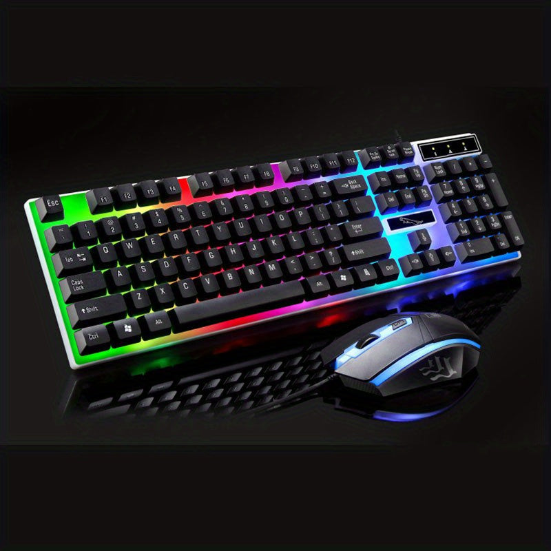 Wired Keyboard And Mouse Combo - Cyber Setups -