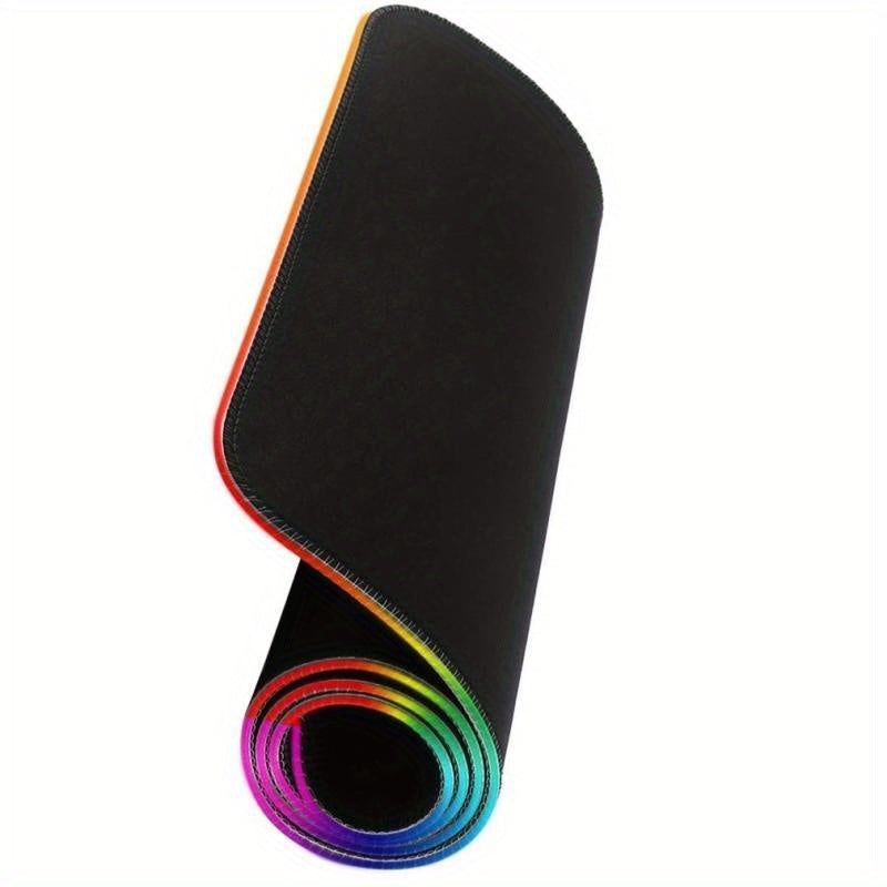 RGB Gaming Mouse Pad - 13 Expansion Modes, Soft and Non-slip Design - Cyber Setups - black_1721034762