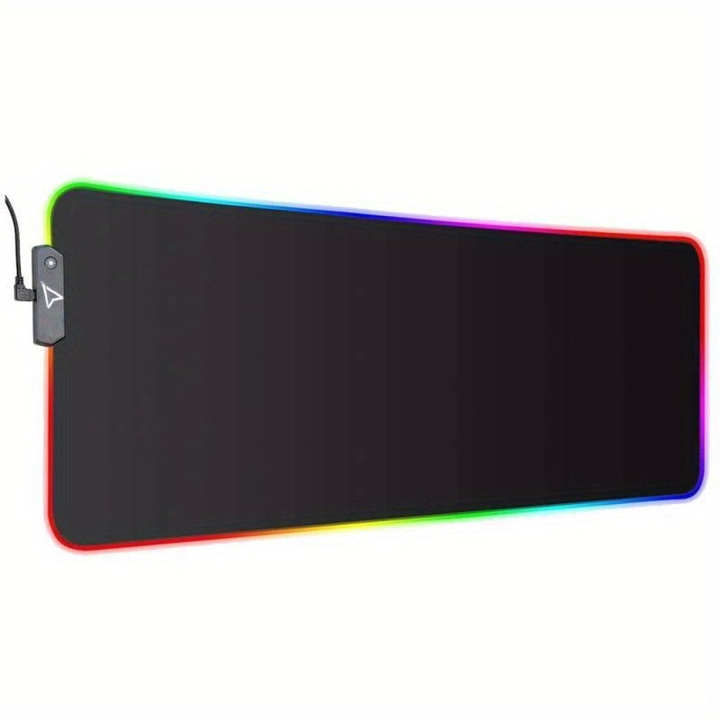 RGB Gaming Mouse Pad - 13 Expansion Modes, Soft and Non-slip Design - Cyber Setups - black_1721034762