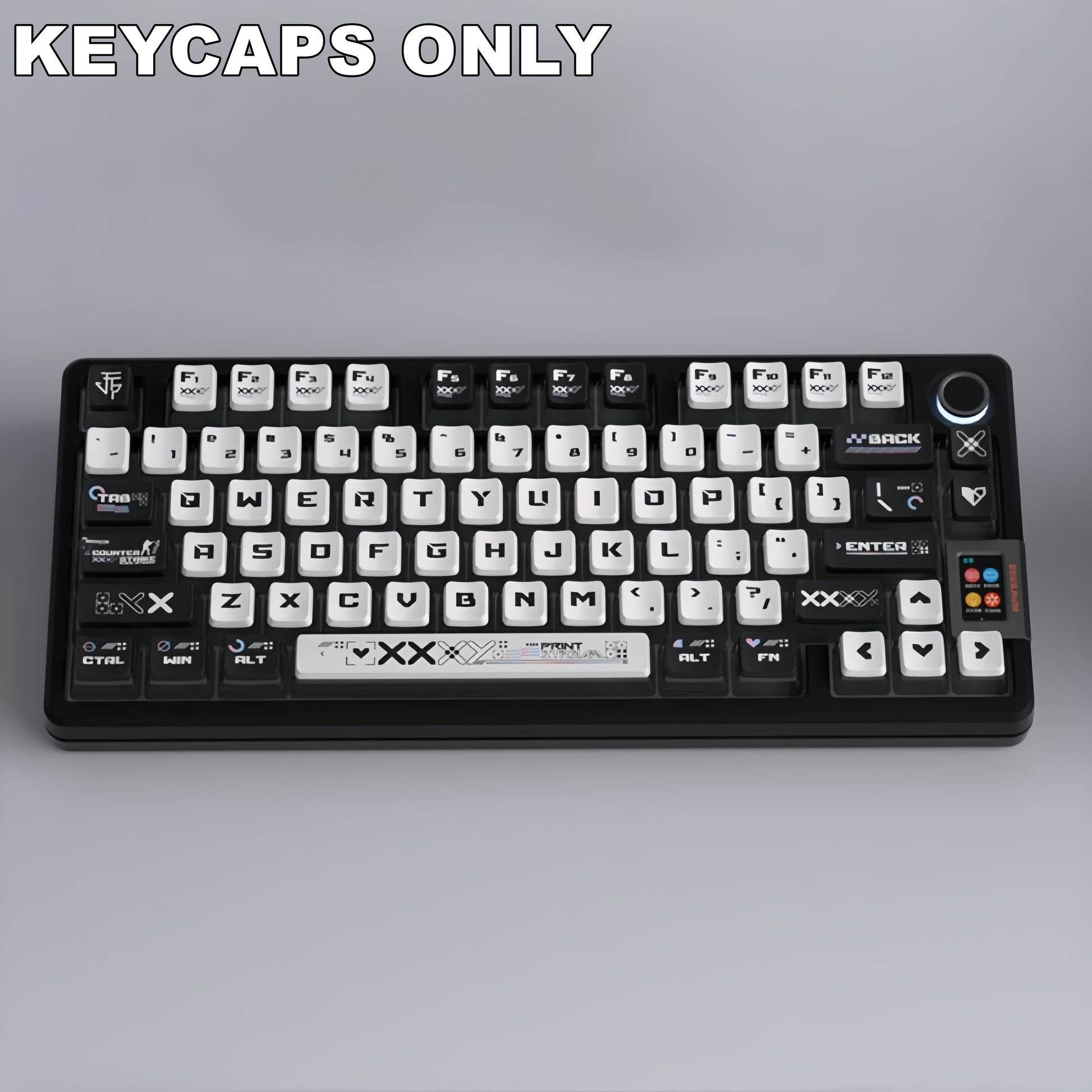 Premium 122-Key PBT Keycap Set for Mechanical Gaming Keyboards - Cyber Setups -