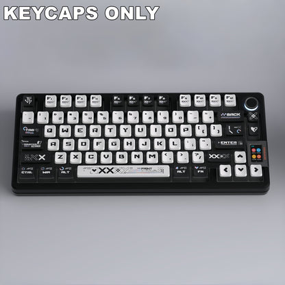 Premium 122-Key PBT Keycap Set for Mechanical Gaming Keyboards - Cyber Setups -