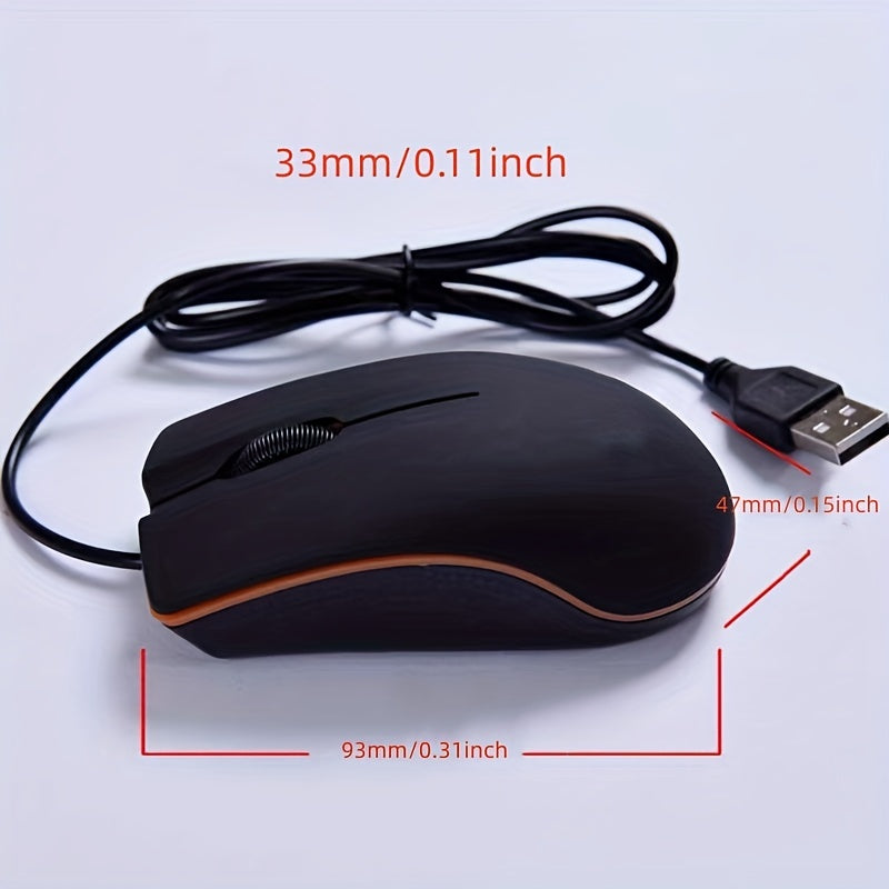 Wired USB Mouse For Computers And Laptops - Cyber Setups -