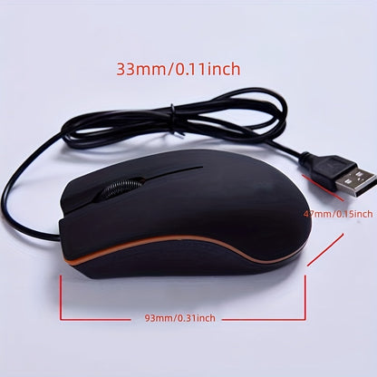 Wired USB Mouse For Computers And Laptops - Cyber Setups -