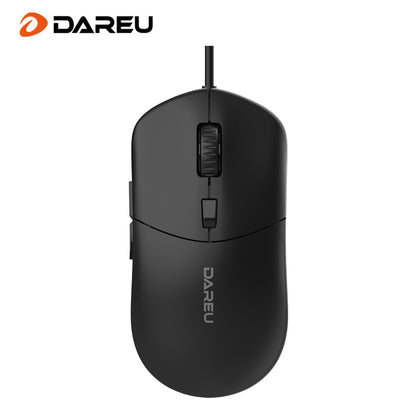 Dareu LM121 Ultra Light Wired Gaming Mouse - Cyber Setups - Black