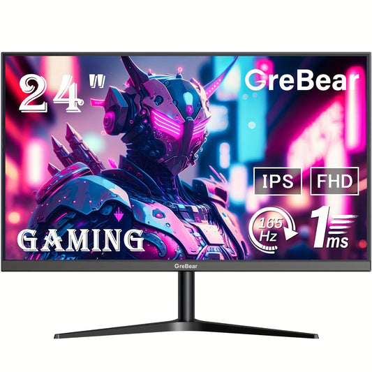 165/144Hz Gaming Monitor 24 Inch - FHD 1080P IPS Screen 1ms (GTG) - Cyber Setups -