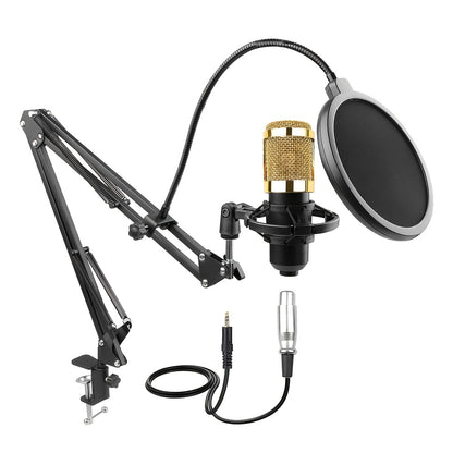 BM-800 Condenser Microphone Set With Anti-spray Microphone Bracket - Cyber Setups -