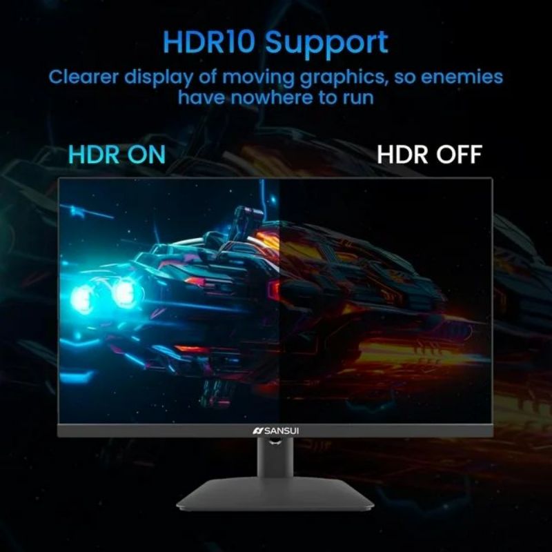 SANSUI 24 inch Gaming Monitor, 180Hz IPS Monitor - Cyber Setups -