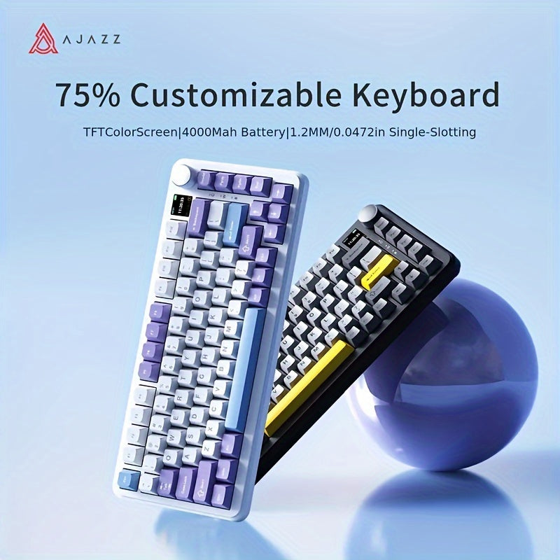 AJAZZ AK820 MAX Wireless Mechanical Keyboard - Cyber Setups -