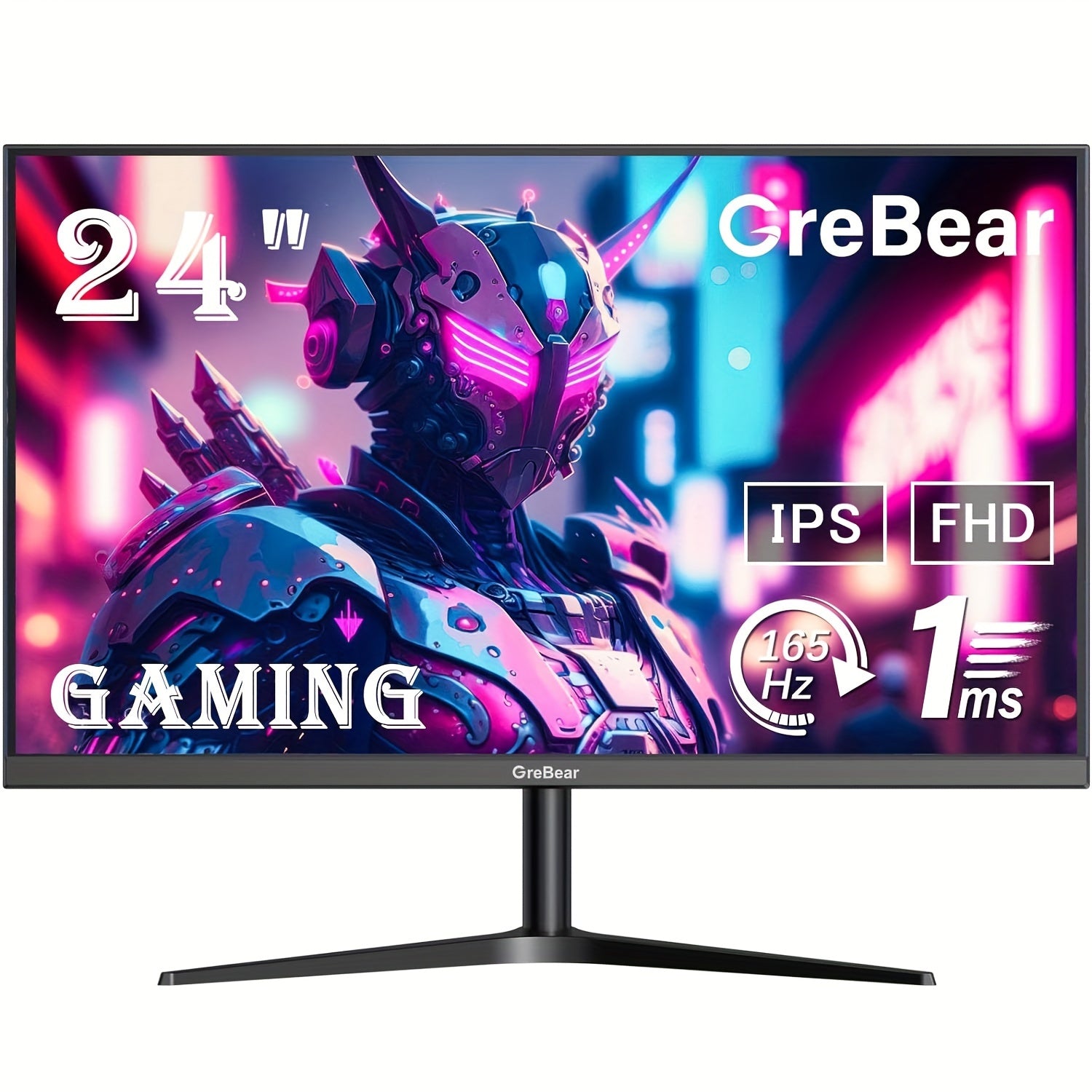 165/144Hz Gaming Monitor 24 Inch - FHD 1080P IPS Screen 1ms (GTG) - Cyber Setups - 24inch165HZ