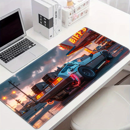 Retro Sports Car Gaming Mouse Pad – Large & Ultra-Sleek - Cyber Setups - 23.6*11.8inches(600x300x2mm)