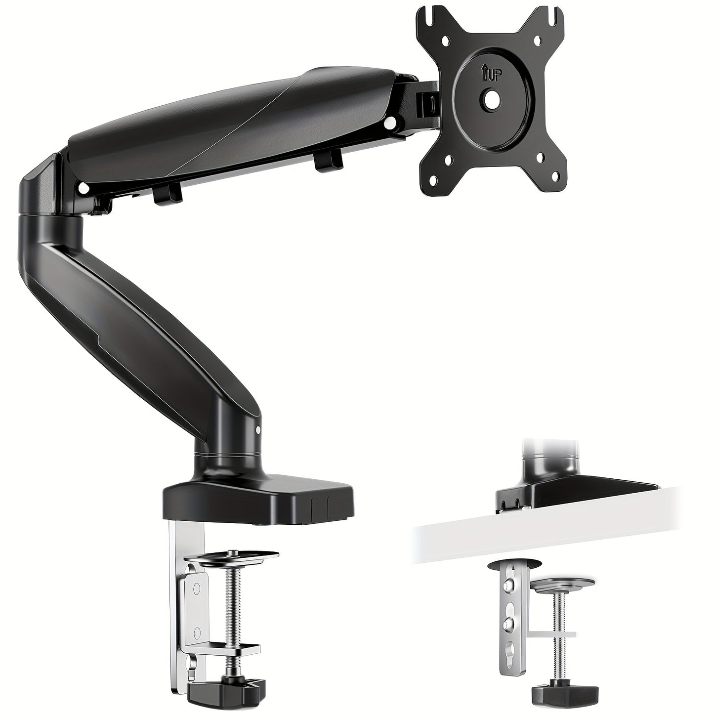 Single/Duel Monitor Screen Mount, Ultra Wide 15 to 27 Inch Screen Mount - Cyber Setups - Single Monitor