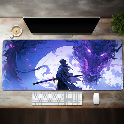 Extra-Large Gaming Mouse Pad With Dragon Design - Cyber Setups -