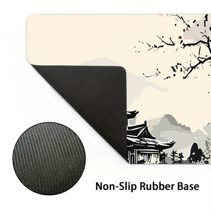 Ink Tree Landscape Extra Large Extended Thick Mouse Pad - Cyber Setups - 23.6*11.8inches(600x300x2mm)