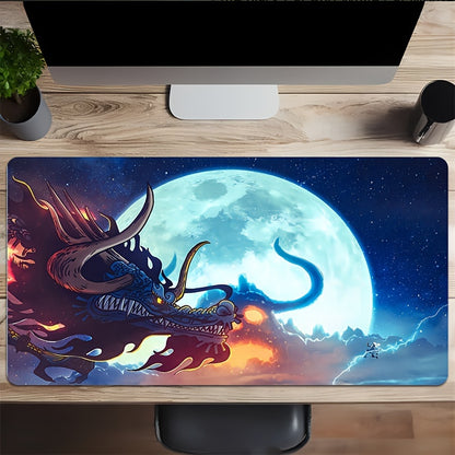 Extra-Large Dragon Anime Gaming Mouse Pad – Non-Slip & Washable - Cyber Setups - 23.6*11.8inch(60*30cm）