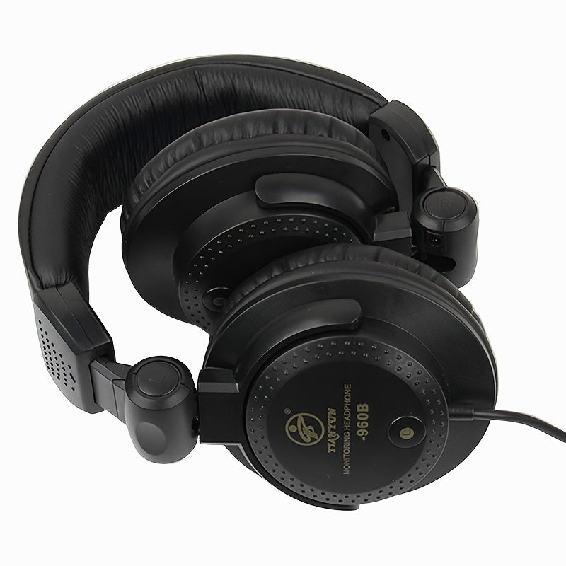 Urizons High-End Studio Headphones – Foldable Over-Ear Stereo Headphones for Audio Monitoring - Cyber Setups - HP-960B