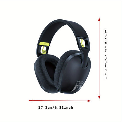 ONIKUMA Wireless Gaming Headset – 25H Battery, Noise Cancellation, Anime & Animal Themed, Waterproof - Cyber Setups - BLACK