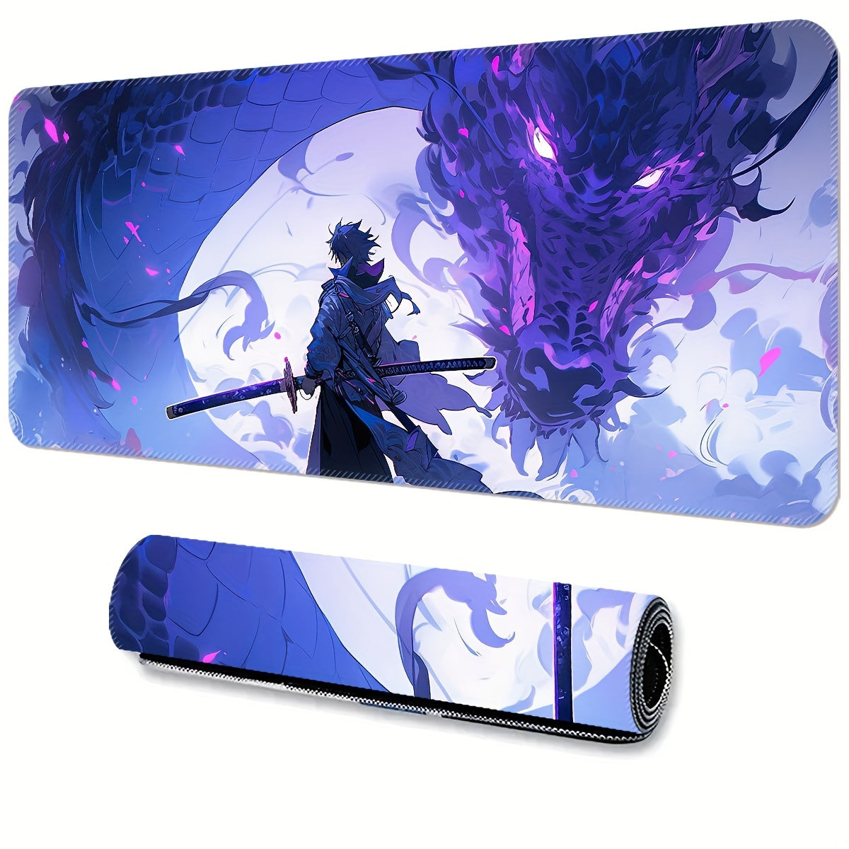 Extra-Large Gaming Mouse Pad With Dragon Design - Cyber Setups -