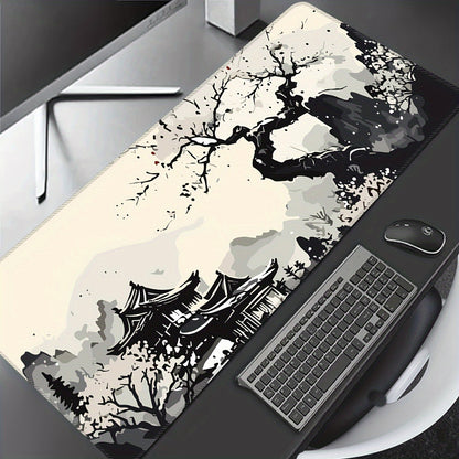 Ink Landscape Extra Large Extended Thick Mouse Pad - Cyber Setups -