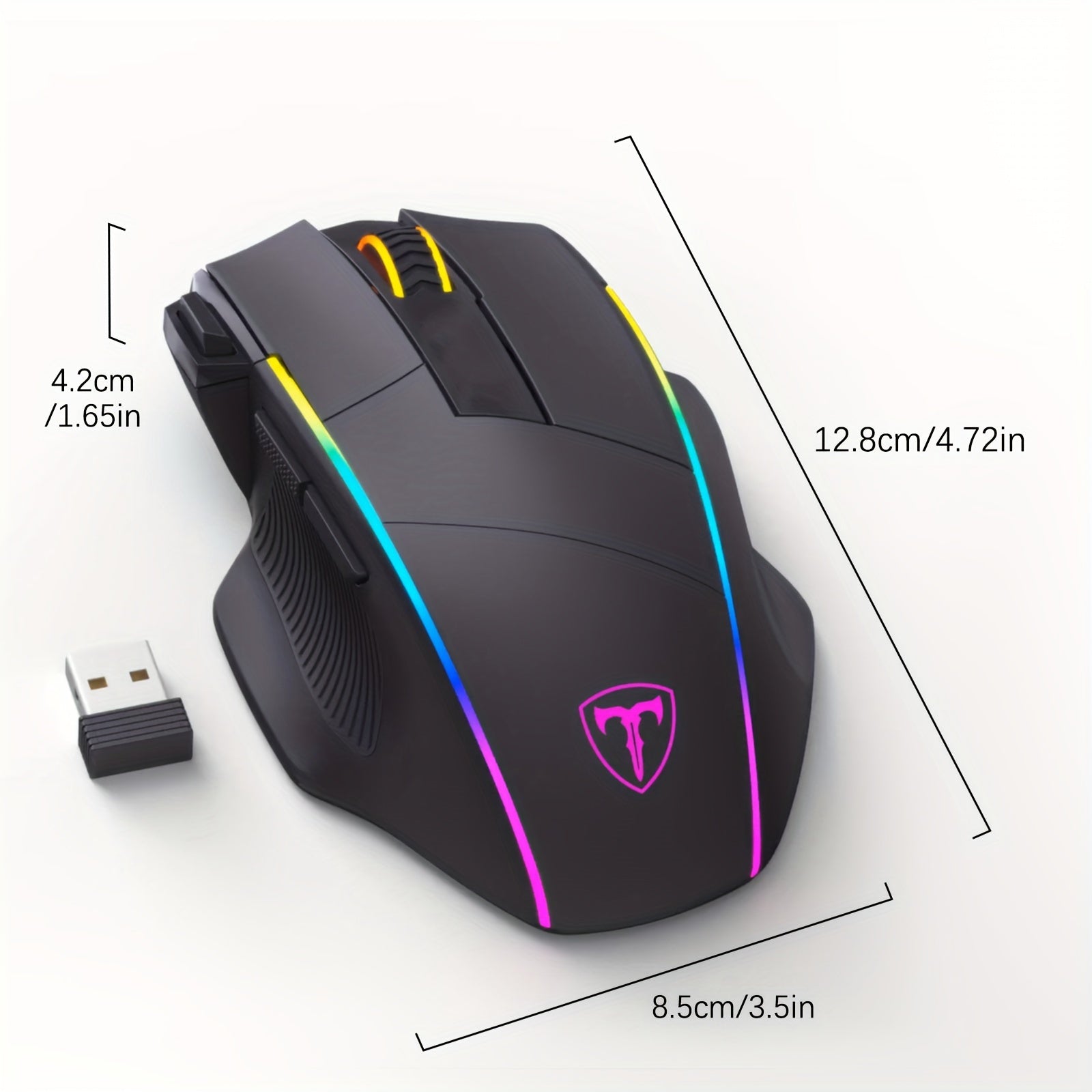 Wireless Gaming Mouse, Tri-Mode 2.4G/USB-C/Wireless - Cyber Setups -