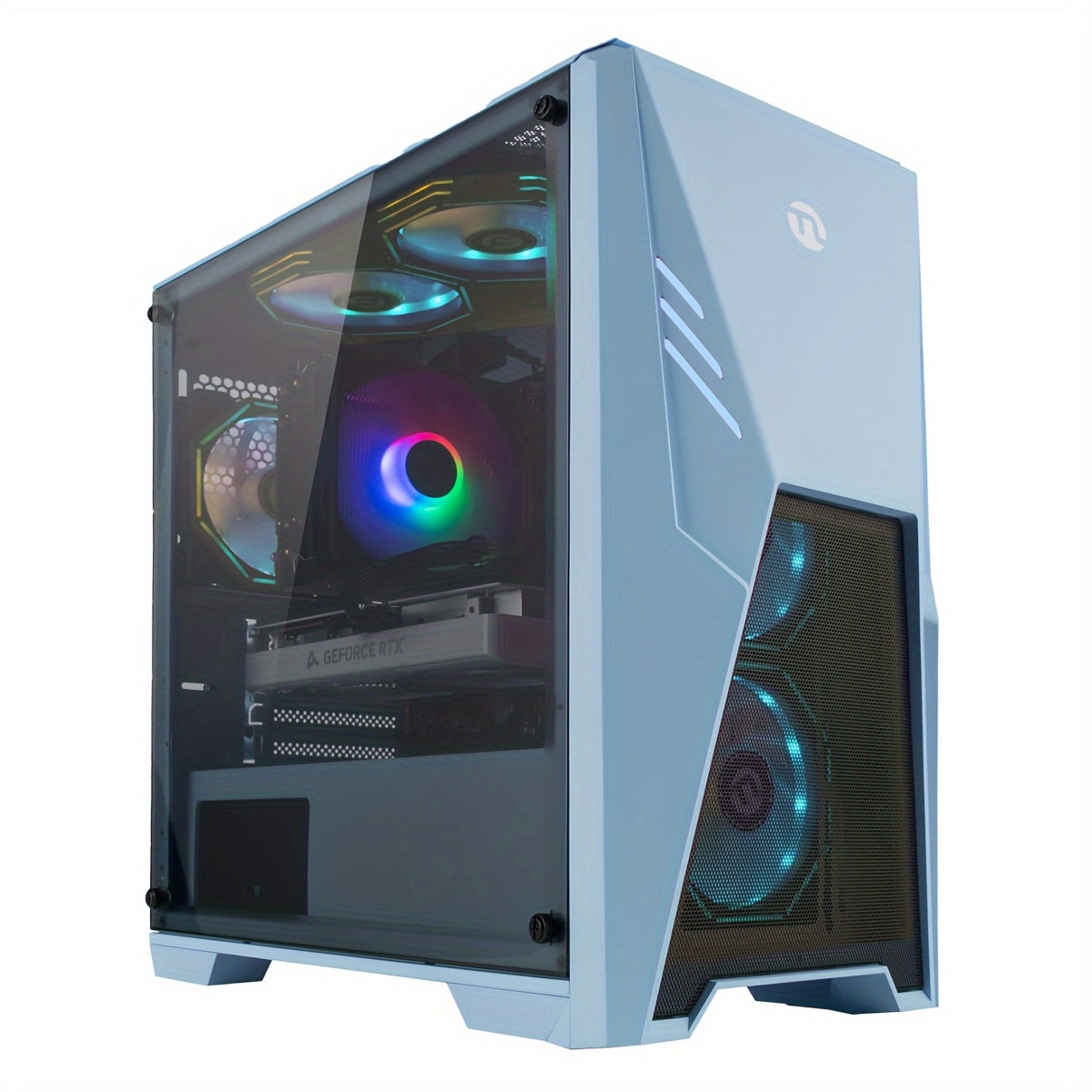 Desktop PC AMD Ryzen5 7500F, AMD Radeon RX 6650 XT, 32GB DDR5 RAM, 1TB SSD, RGB Fans, Win11, Gaming Desktop - Cyber Setups - Gaming