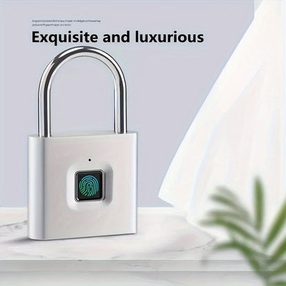 1pc Mini Smart Fingerprint Padlock - Cyber Setups -