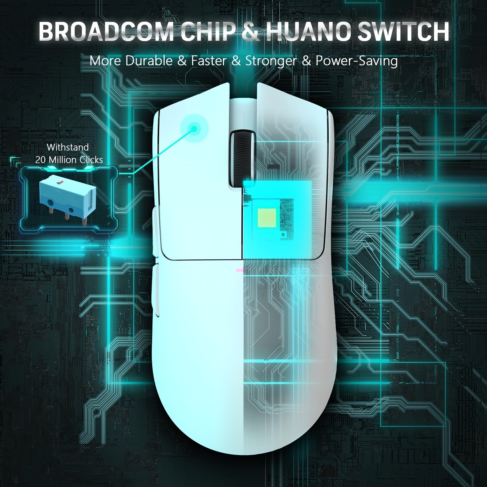 ZIYOU LANG X ATTACK SHARK X11 Wireless Gaming Mouse - Cyber Setups -