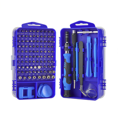 115 In 1 Computer Repair Kit Magnetic Precision Screwdriver Set - Cyber Setups - Blue