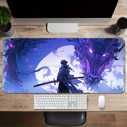 Extra-Large Gaming Mouse Pad With Dragon Design - Cyber Setups -